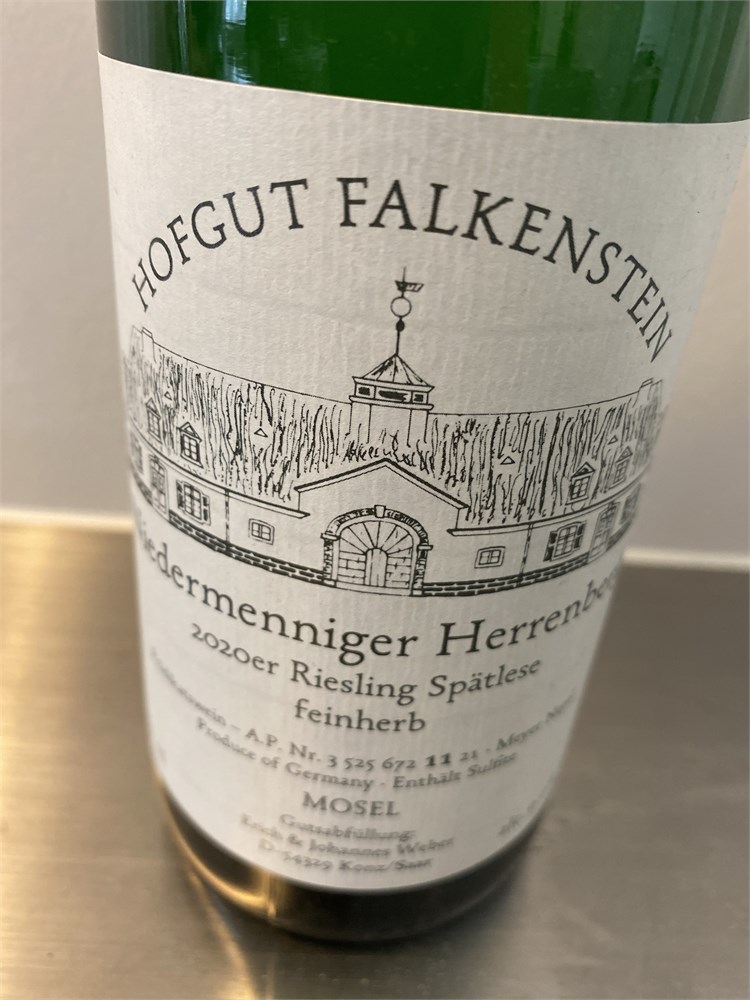 Hofgut Falkenstein Niedermenniger Herrenberg Riesling Sp Tlese Feinherb