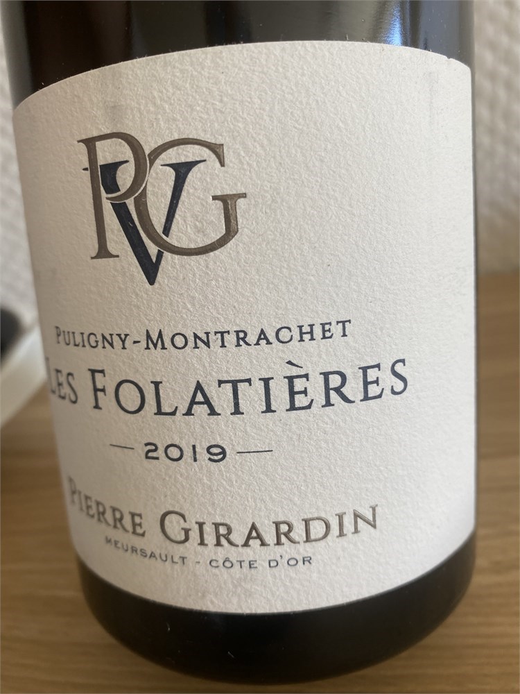 Pierre Girardin - Puligny Montrachet ‘Folatieres’ 2019