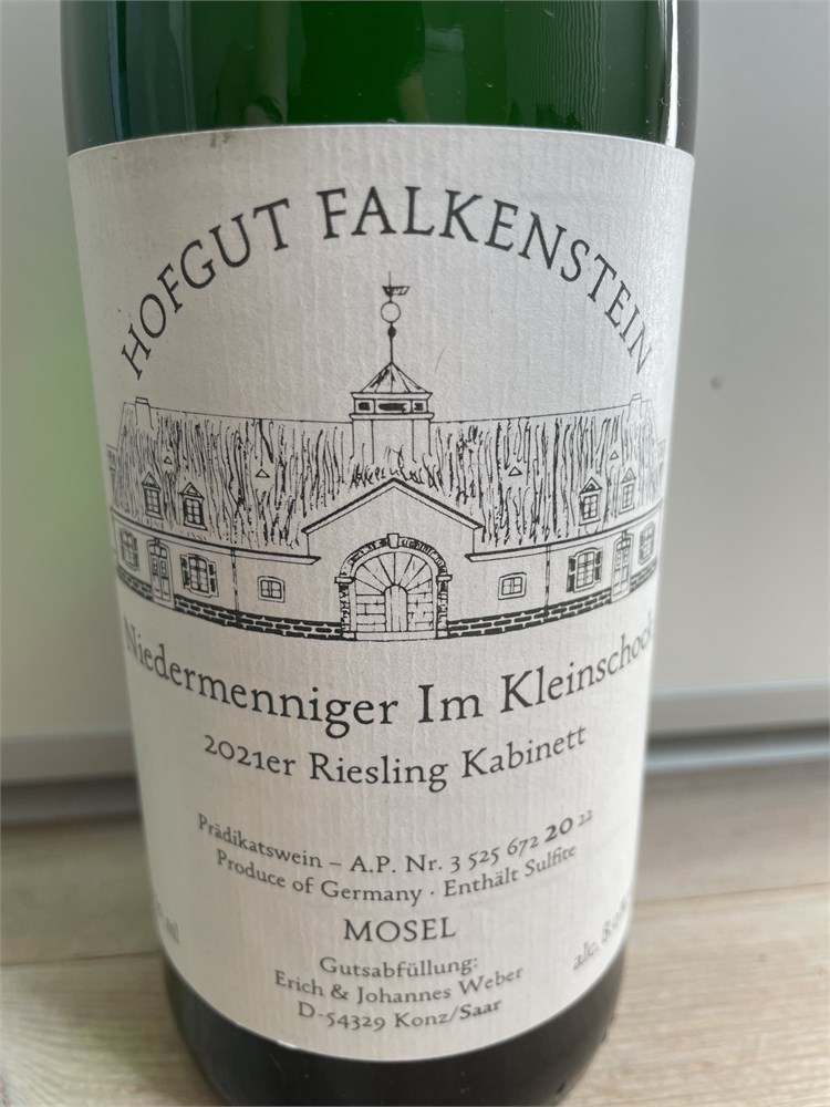 Hofgut Falkenstein Niedermenniger Im Kleinshock Kabinett 2021